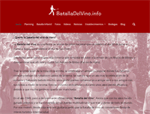 Tablet Screenshot of batalladelvino.info